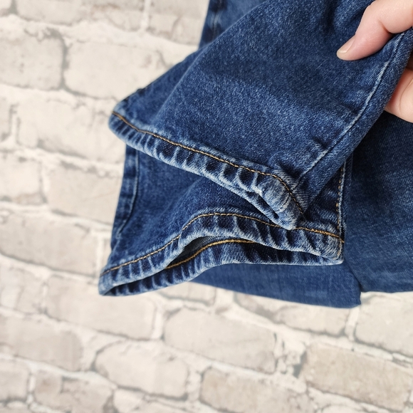 Banana Republic High Rise Straight Button Fly Ankle Cropped Jeans Size 29 - Picture 14 of 16